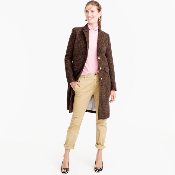 J. Crew Jackets & Blazers - J. Crew Collection Rhodes Topcoat Scottish Tweed